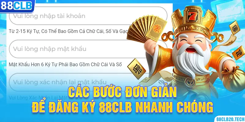 Các bước đơn giản để Đăng ký 88CLB nhanh chóng